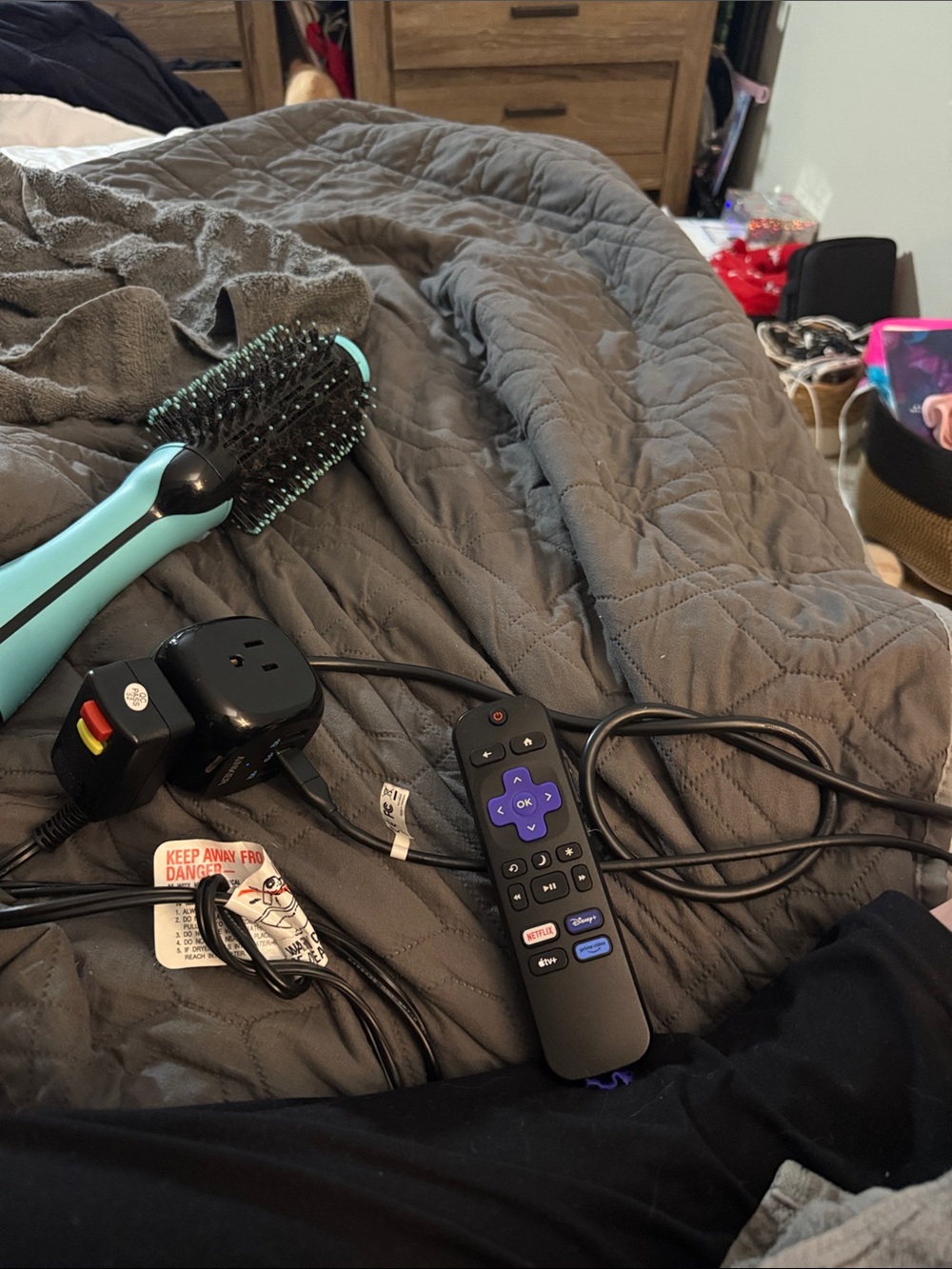 Revlon Turquoise and Black Hot Air Brush